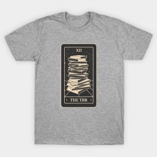 Bookish Tarot - The TBR (Black Edition) T-Shirt